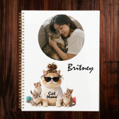 Grappige Cute Kat Mama Kitten Foto Planner