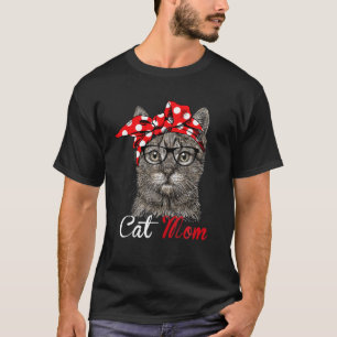 Grappige Cute Kat Moeder Voor Kat Liefhebbers Kat T-shirt