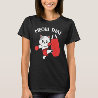 Grappige Cute Kat Muay Thai T-shirt