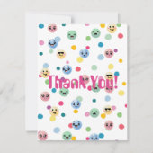 Grappige Cute Kauwgomautomaat, Aangepast Kind Beda Notitiekaartje (Voorkant)