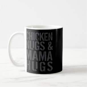 Grappige Cute Kip Moeder Grafisch Voor Nugget Lief Koffiemok