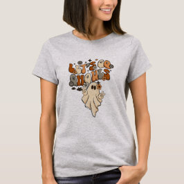 Grappige Cute Laten we gaan Geesten Halloween T-shirt
