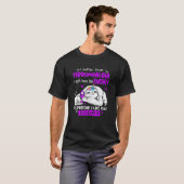 Grappige Cute Luiaard Eenhoorn Ik Lijd Aan Fibromy T-shirt (Voorkant volledig)