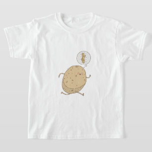 Grappige Cute Rennende Aardappel door somoh T-shirt