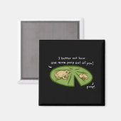 Grappige Cute Spring Peeper Kikkers Lilly Pad Vijv Magneet (Voorkant / Achterkant)