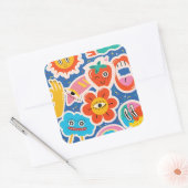 grappige cute Sticker tekening (Envelop)