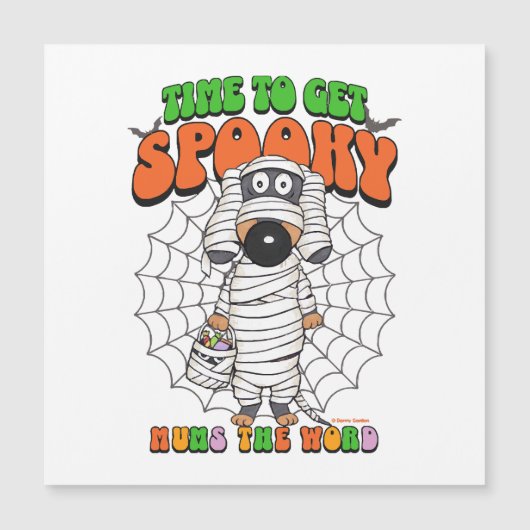 Grappige Cute Tijd om Spooky Mummy te krijgen (Voorkant)