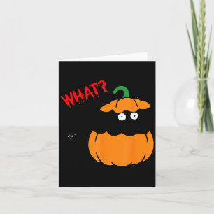Grappige Cute Zwarte Kat In Pompoen - Halloween Zw Kaart