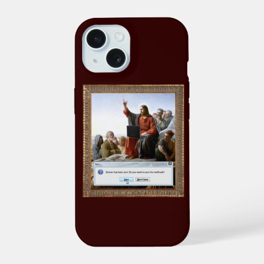 Grappige cyberpreek iPhone 15 case (Achterkant)