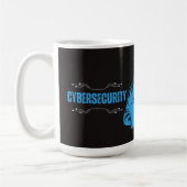 Grappige Cybersecurity Koffiemok voor Mannen Drink (Links)