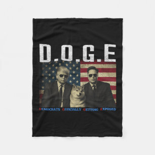 Grappige D.O.G.E Doge Democraten krijgen officieel Fleece Deken