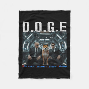 Grappige D.O.G.E Doge Democraten krijgen officieel Fleece Deken