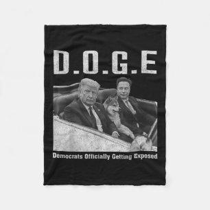 Grappige D.O.G.E Doge Democraten krijgen officieel Fleece Deken