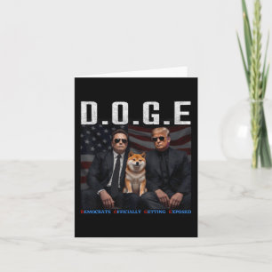 Grappige D.O.G.E Doge Democraten krijgen officieel Kaart