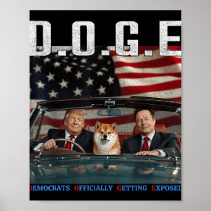 Grappige D.O.G.E Doge Democraten krijgen officieel Poster