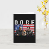 Grappige D.O.G.E Doge Democraten officieel krijgen Kaart (Gele Bloem)
