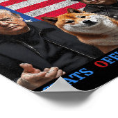 Grappige D.O.G.E Doge Democraten officieel krijgen Poster (Hoek)