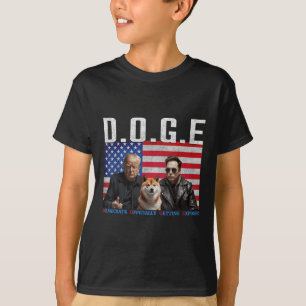 Grappige D.O.G.E Doge Democraten officieel krijgen T-shirt