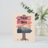 Grappige Daarheen & Weer Terug Daar Geweest Gedaan Briefkaart (Staand voorkant)