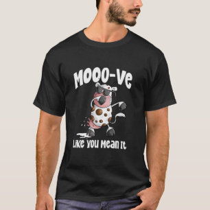 Grappige Dab Dans Koe Koele Dansende Boerderij Die T-shirt