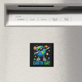Grappige Dab Earth Day Peuter Jongens Kind Magneet (Insitu (Vaatwasser))