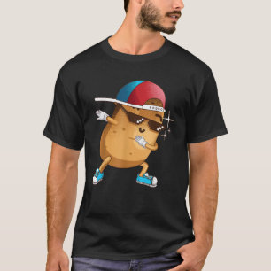 Grappige Dabbing Aardappel Gift Cool Dancing Spuds T-shirt