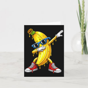 Grappige Dabbing Banaan Liefhebber Usa Drip Kinder Kaart