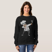 Grappige Dabbing Chef TShirt Dab Chef Pa Gift Culi (Voorkant volledig)