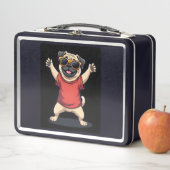 Grappige Dabbing Dab Pug Hond Huisdieren Dans Dier (In situ)