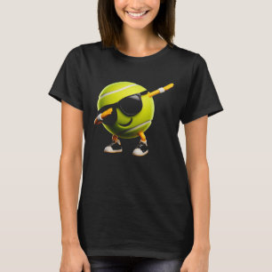 Grappige Dabbing Dab Tennis Bal Grapjas Tee Tennis T-shirt