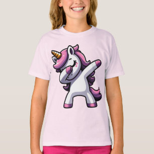 Grappige Dabbing Eenhoorn Schattig Voor Eenhoorn L T-shirt