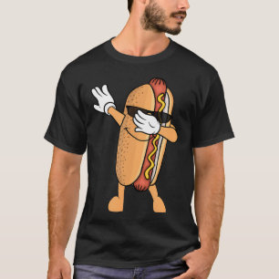 Grappige Dabbing Hotdog T-shirt