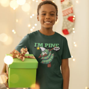 Grappige Dabbing Kerstboom T-shirt