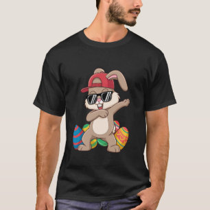 Grappige Dabbing Konijn Paaseieren Dab Jongens Mei T-shirt
