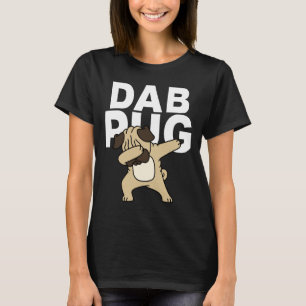 Grappige Dabbing Mops 1034 T-shirt