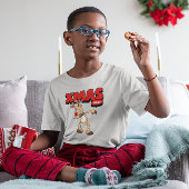 Grappige Dabbing Rendier Kerstmis T-shirt