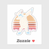 Grappige Dabbing YETI Tiener Grafische Cartoon Coo Sticker (Vel)