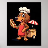 Grappige Dachshond Hond Worst Sausage Hotdog Sandw