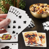 Grappige Dachshond Kawaii Hond Pokerkaarten (Insitu)