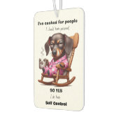 GRAPPIGE DACHSHOND  LUCHTVERFRISSER (Links)