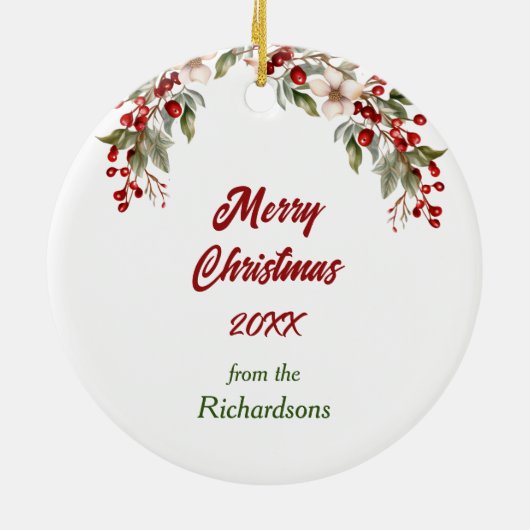 Grappige Dachshund Definieer stoute Kerstmis Keramisch Ornament (Achterkant)