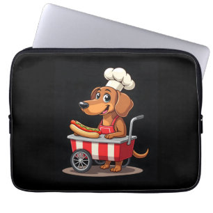 Grappige Dachshund Hond Hotdog Sandwich Weenie Wor Laptop Sleeve