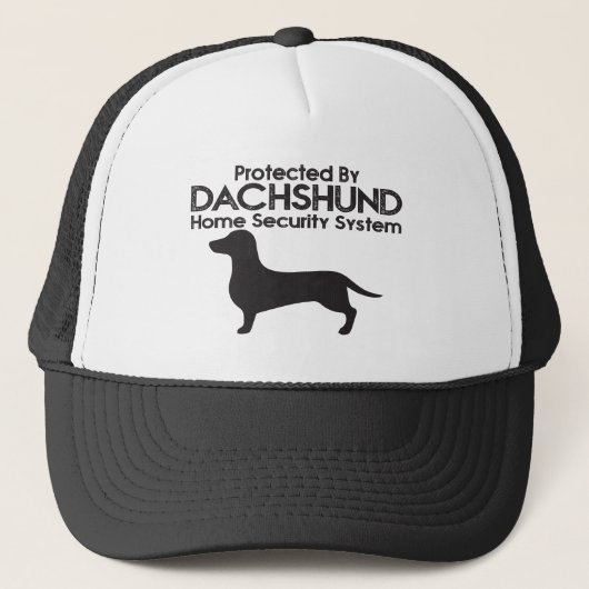 Grappige Dachshund Hond Trucker Hoed Pet (Voorkant)
