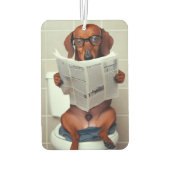 Grappige Dachshund Luchtverfrisser (Achterkant)