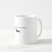 Grappige Dachshund Mok (Voorkant rechts)