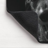 Grappige Dachshund Selfie Volle Maan Vliegende Hek Muismat (Hoek)