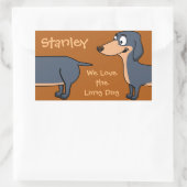 Grappige Dachshund Stickers (Tas)