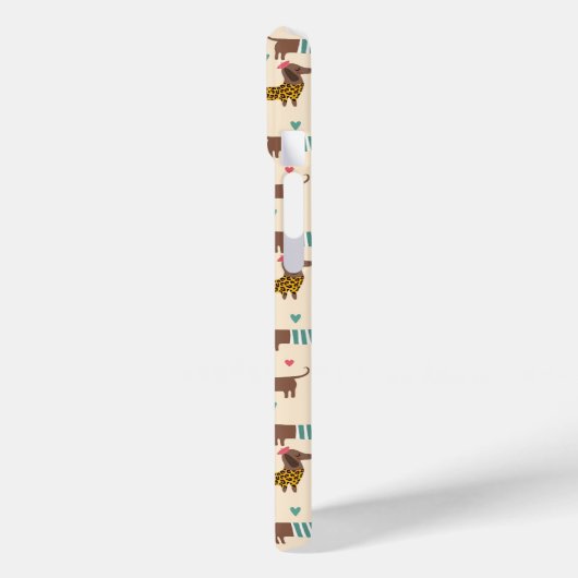 Grappige Dachshunds in Petten en truien Case-Mate iPhone Case (Achterkant / Links)