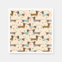 Grappige Dachshunds in Petten en truien