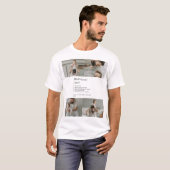 Grappige Dad Definities Fotocollage T-shirt (Voorkant volledig)